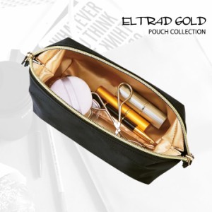 オープン ポーチ コスメ メイク道具入れ ELTRAD GOLD エルトラッド ゴールド 化粧 小物入れ