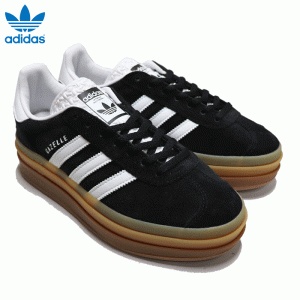 アディダス オリジナルス スニーカー レディース ガゼル ボールド 厚底 ブラック adidas Originals GAZELLE BOLD W
