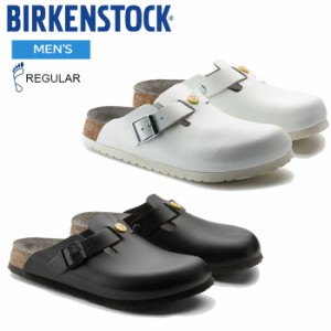 ビルケンシュトック サンダル メンズ ボストン ESD ナチュラル レザー レギュラーフィット (幅広) BIRKENSTOCK Boston ESD