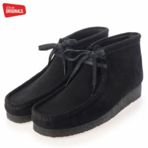 クラークス オリジナルス メンズ ワラビーブーツ ブラックスエード Clarks Originals Wallabee Boot