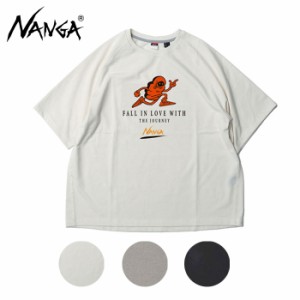 (SALE セール) ナンガ エコ ハイブリッド レーヴ ティー 半袖 Tシャツ リサイクル コットン (メール便送料無料) NANGA ECO HYBRID reve T