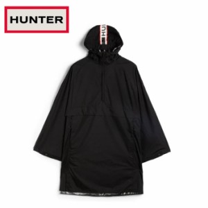 (SALE セール) ハンター ユニセックス トラベル パッカブル ポンチョ レインコート ブラック UV Hunter UNISEX TRAVEL PACKABLE PONCHO U