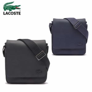 ラコステ メンズ クラシック スリム フラップ サッチェル バッグ LACOSTE MEN’S CLASSIC FLAP CROSSOVER BAG 即納 NH4423HC