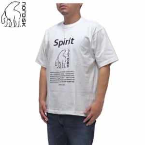 (SALE セール) ノルディスク Tシャツ ロゴ コットン クルーネック (メール便送料無料) NORDISK COTTON SPRIT BEAR TSHIRT NU11304-WHITE 