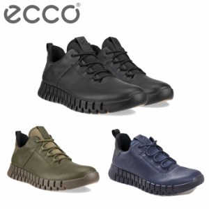 エコー シューズ メンズ レザー 防水 ゴアテックス スニーカー 本革 ECCO GRUUV GORE TEX 525224