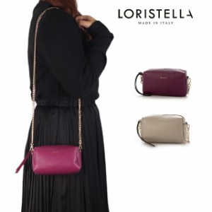 ロリステッラ loristella バッグ レザー チェーンショルダー 2WAY LORISTELLA LIA 2760 レザー ミニバッグ 小さめ ストラップ お洒落 人