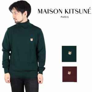 メゾンキツネ Maison kitsune タートルネック タートル ニット トップス レディース メンズ BIG FOX EMBROIDERY REGULAR SWEATメンズ レ