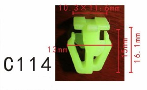 クリップ リベット　ホンダ系　パネル用　PF-C114　10個