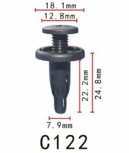 プッシュ　リベット　ホンダ系　パネル用　PF-C122　10個