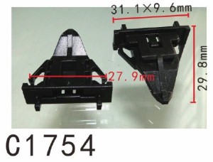 クリップ リベット　トヨタ系　フェンダー用　PF-C1754　10個