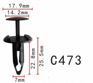 プッシュ　リベット　FORD系　パネル用　PF-C473　10個