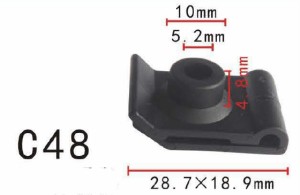 クリップ リベット　トヨタ系　フェンダー用　PF-C48　10個