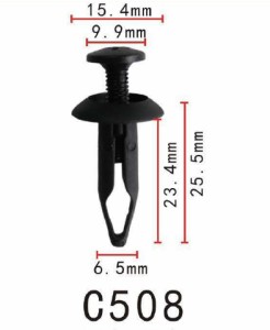 プッシュ　リベット　FORD系　CHRYSLER系　パネル用　PF-C508　10個