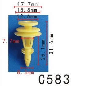 パネル (トリム) クリップ リベット　CHRYSLER系　パネル用　PF-C583　10個