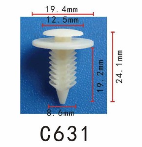 パネル (トリム) クリップ リベット　CHRYSLER系　パネル用　PF-C631　10個