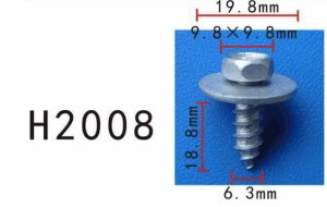 メタル タッピングスクリュー    トヨタ系  ネジ径6.3mm 長さ19mm  PF-H2008