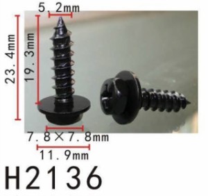 メタル タッピングスクリュー    トヨタ系  ネジ径5.2mm 長さ19.3mm  PF-H2136