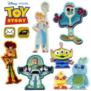 トイストーリー4 ワッペン キャラクター 刺繍 Toy Story ディズニー アイロン接着 ステッカー シール アップリケ 正規品母の日 プレゼン