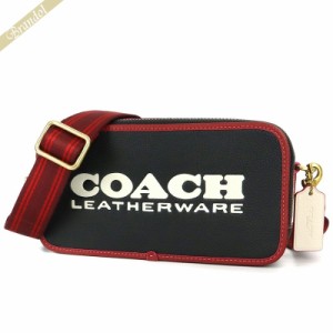 【新品】コーチ ショルダーバッグ COACH キア カメラ バッグ・カラーブロック レザー 斜めがけ CE735 B4ACS(レッド系マルチ) アウトレット レディース