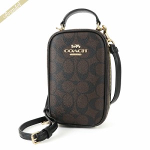 コーチ COACH レディース ショルダーバッグ シグネチャー 縦型 ポシェット ブラウン CC872 IMAA8