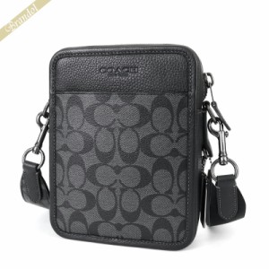 コーチ COACH メンズ ショルダーバッグ シグネチャー 縦型 ブラック系 CC009 QBMI5