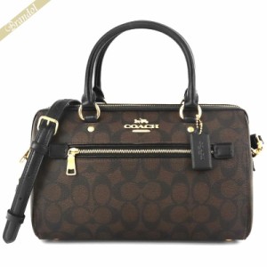 コーチ COACH レディース ショルダーバッグ シグネチャー 2way ミニボストン ブラウン F83607 IMAA8