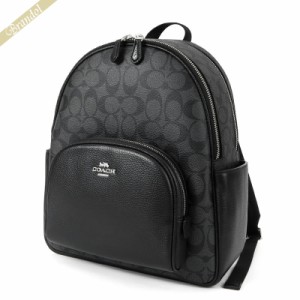 コーチ COACH レディース リュックサック シグネチャー コーティングキャンパス バックパック ブラック系 5671 SVTSQ