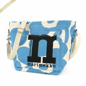 マリメッコ marimekko レディース ショルダーバッグ Mono Mini クロスボディ ライトブルー×ナチュラル 091969 845