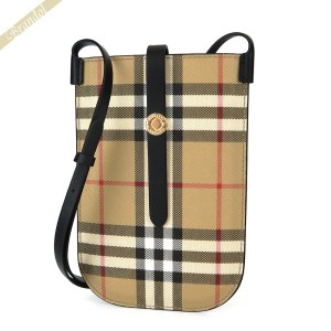 バーバリー BURBERRY レディース・メンズ ショルダーバッグ ヴィンテージチェック スマホショルダー ベージュ系 8065482