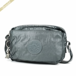 キプリング Kipling レディース ショルダーバッグ ABANU アバヌ メタリックカラー グレー KI7248H55