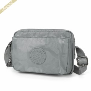 キプリング Kipling レディース ショルダーバッグ ABANU アバヌ カモフラージュ柄 グレー KI4243N19