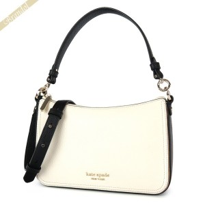 ケイトスペード kate spade レディース ショルダーバッグ レザー 2way ワンショルダー アイボリー×ブラック K6570 960