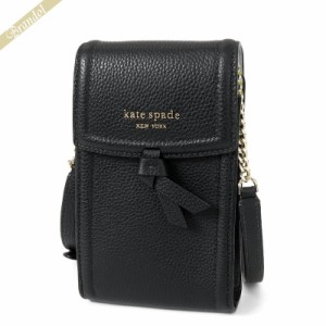 ケイトスペイド kate spade レディース ショルダーバグ KNOTT ノット スマホショルダー ブラック K6376 001 【2024年春夏新作】