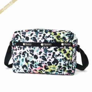 レスポートサック LeSportsac レディース ショルダーバッグ MINI CROSSBODY ドット風柄 ホワイト系マルチカラー×ブラック 2434 E446