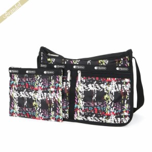 レスポートサック LeSportsac レディース ショルダーバッグ DELUXE EVERYDAY BAG チェック柄風 ブラック系マルチカラー 7507 E474