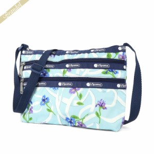 レスポートサック LeSportsac レディース ショルダーバッグ QUINN BAG 花柄 ライトブルー系 3352 G823