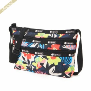 レスポートサック LeSportsac レディース ショルダーバッグ QUINN BAG サコッシュ 花柄 ブラック系マルチカラー 3352 F636