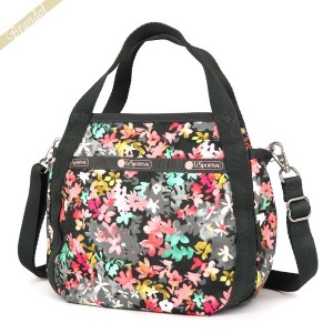 レスポートサック LeSportsac レディース ショルダーバッグ SMALL JENNI 2way ミニトートバッグ 花柄 グレー×ピンク系マルチカラー 8056