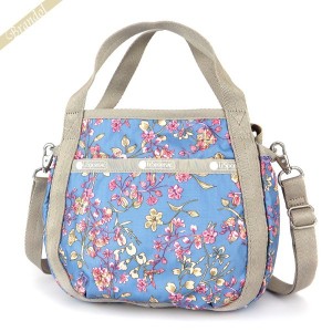 レスポートサック LeSportsac レディース ショルダーバッグ SMALL JENNI 2way ミニトートバッグ 花柄 ブルー系×グレージュ 8056 F426