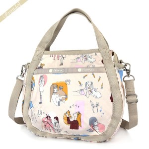 レスポートサック LeSportsac レディース ショルダーバッグ SMALL JENNI 2way ミニトートバッグ アニマル柄 ピンクベージュ系 8056 F457