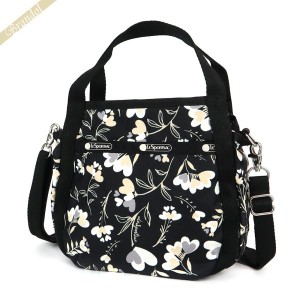 レスポートサック LeSportsac レディース ショルダーバッグ SMALL JENNI 2way ミニトートバッグ ハート柄 ブラック系 8056 F534