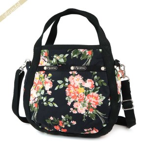 レスポートサック LeSportsac レディース ショルダーバッグ SMALL JENNI 2way ミニトートバッグ ハート柄 ブラック系 8056 F632