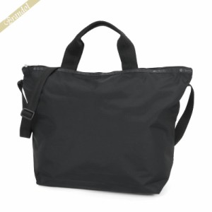 レスポートサック LeSportsac レディース トートバッグ DELUXE EASY CARRY TOTE 2wayショルダーバッグ 無地 ブラック 4360 5982