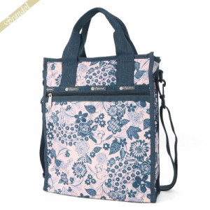 レスポートサック LeSportsac レディース トートバッグ SMALL N/S TOTE 縦型 2wayショルダーバッグ ボタニカル柄 ピンク×ブルー 3538 E4