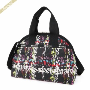 レスポートサック LeSportsac レディース ショルダーバッグ YORK SATCHEL 2way ミニボストンバッグ チェック柄風 ブラック系マルチカラー