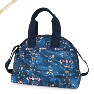 レスポートサック LeSportsac レディース ショルダーバッグ YORK SATCHEL 2way ミニボストンバッグ カルーセル柄 ブルー 3561 E480