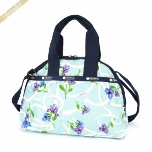 レスポートサック LeSportsac レディース ショルダーバッグ YORK SATCHEL 2way ミニボストンバッグ 花柄 ライトブルー系 3561 G823