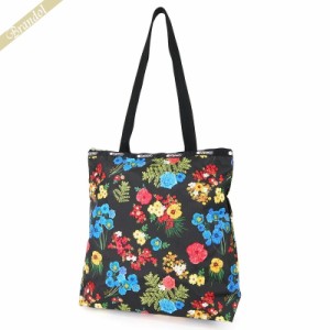 レスポートサック LeSportsac レディース トートバッグ EASY MAGAZINE TOTE 花柄 ブラック系マルチカラー 3531 E477