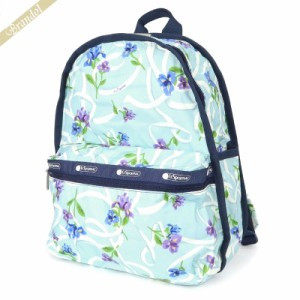 レスポートサック LeSportsac レディース リュックサック BASIC BACKPACK 花柄 ライトブルー系 7812 G823