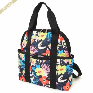 レスポートサック LeSportsac レディース リュックサック DOUBLE TROUBLE 2way ミニボストンバッグ 花柄 ブラック系マルチカラー 2442 F6